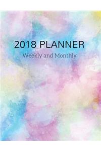 2018 Planner Weekly and Monthly