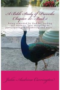 A Bible Study of Proverbs Chapter 25--Book 5