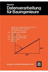 Datenverarbeitung Für Bauingenieure