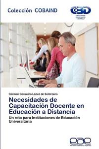 Necesidades de Capacitacion Docente En Educacion a Distancia