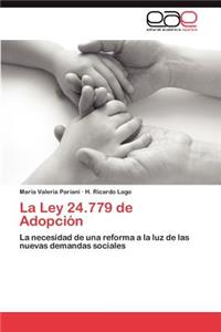 Ley 24.779 de Adopcion