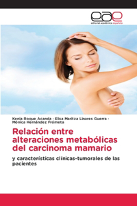 Relación entre alteraciones metabólicas del carcinoma mamario