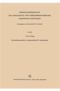 Entwicklungsarbeiten Im Apparatebau Für Laboratorien