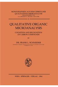 Qualitative Organic Microanalysis