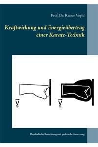 Kraftwirkung und Energieübertrag einer Karate-Technik