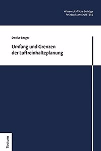 Umfang Und Grenzen Der Luftreinhalteplanung