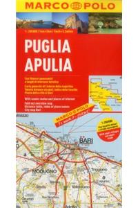 Italy - Puglia (Apulia) Marco Polo Map