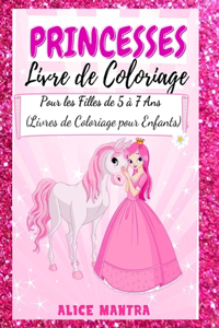 Livre de Coloriage de Princesses