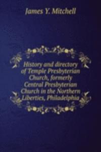 HISTORY AND DIRECTORY OF TEMPLE PRESBYT
