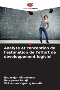 Analyse et conception de l'estimation de l'effort de développement logiciel