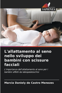 L'allattamento al seno nello sviluppo dei bambini con scissure facciali