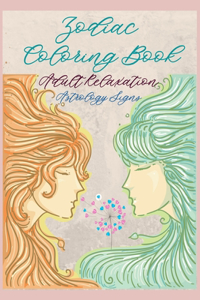 Zodiac Coloring Book For Adults