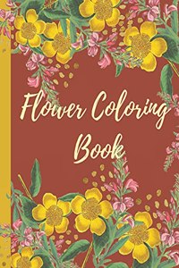 Flower Coloring Book
