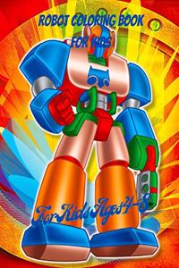 Robot Coloring Book For Kids