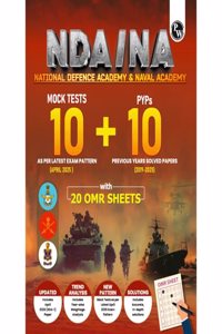PW UPSC NDA/NA 10 Previous Year Papers (PYQs) & 10 Mock Tests For 2025-26 Exam (Paperback, PW)
