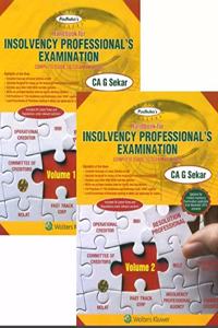 Handbook for Insolvency Professional's Examination (Complete Guide to Clear IBBI Exam) ( Set of 2 Volumes)