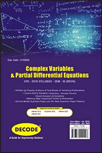 Decode Complex Variables & Partial Differential Equations for GTU 18 Course (III - MECH. - 3130005)
