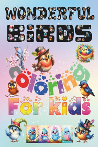 Birds coloring for kids