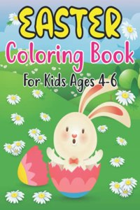 Easter Coloring Book For Kids Ages 4-6