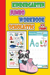 kindergarten jumbo workbook scholastic 4-5 years