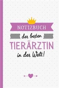 Notizbuch der besten Tierärztin in der Welt