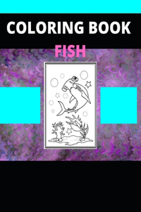 Coloring book fish