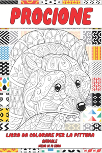 Libro da colorare per la pittura - Meno di 10 euro - Animale - Procione