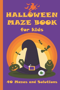 Halloween Maze Book for Kids