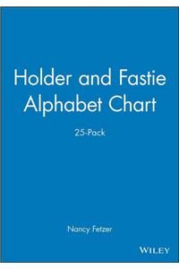 Holder and Fastie Alphabet Chart 25-Pack