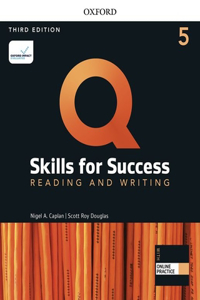 Q: Skills for Success Level 5 Reading and Writing Student Book E-Book with IQ Online Practice