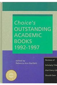 Choice's Outstanding Academic Books