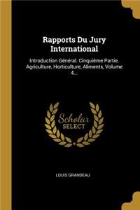 Rapports Du Jury International