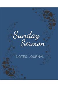 Sunday Sermon Notes Journal