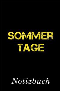 Sommertage Notizbuch