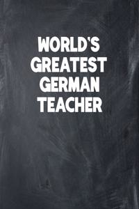 World's Greatest German Teacher