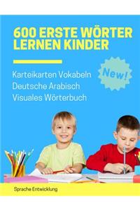 600 Erste Wörter Lernen Kinder Karteikarten Vokabeln Deutsche Arabisch Visuales Wörterbuch