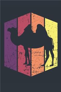 Vintage Camel Journal - Gift for Camel Lovers - Retro Camel Notebook - Camel Diary for Boys and Girls