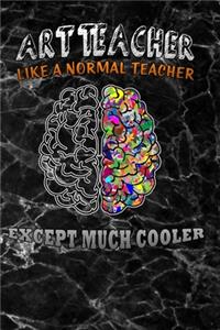 art teacher like a normal teacher except much cooler