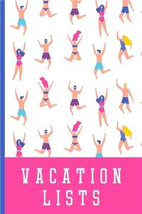 Vacation List Book