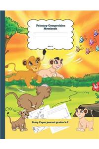 Primary Composition Notebook Story Paper Journal Grades K-2