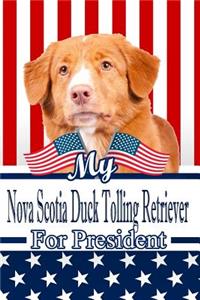 My Nova Scotia Duck Tolling Retriever for President