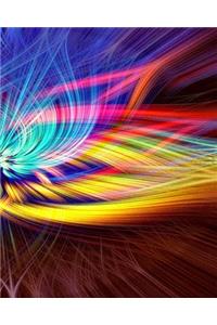 2019-2020 Academic Planner Weekly and Monthly Colorful Chakra Fractal