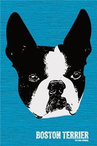 Boston Terrier Dot Grid Journal