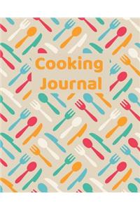 Blank Recipe Book Cooking Journal for Tracking Ingredients, Steps, Time, etc. Log Favorite Meals, Dishes, Baked Goods in One Recipe Journal: Gift Meal Tracker Logbook For Foodies To Record Dinners, Baking, Serving Size, Time, etc. Kitchen Notebook