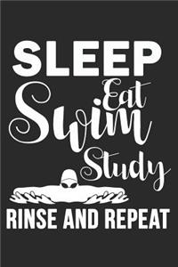 Sleep Swim Eat Study Rinse Repeat