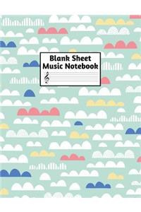 Blank Sheet Music Notebook