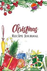 Christmas Recipe Journal