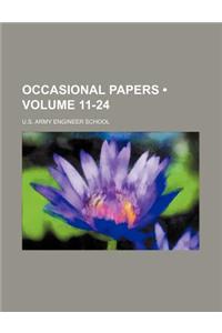 Occasional Papers (Volume 11-24)