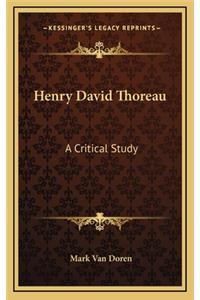 Henry David Thoreau