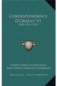 Correspondance D'Orient V1